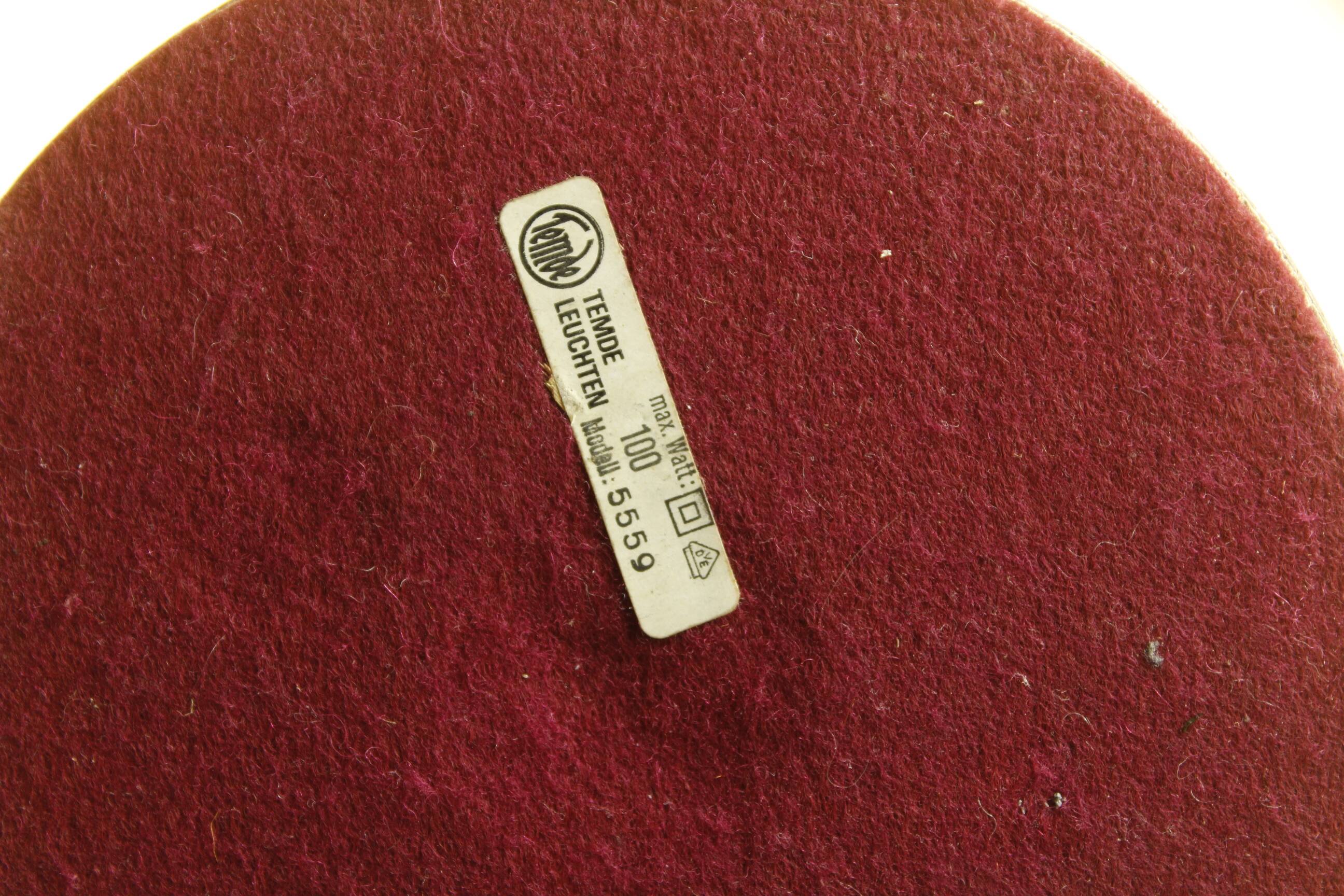 Large Table Lamp Temde Leuchten, Mod. 5559, 1970s