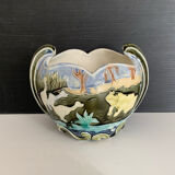 Fives Lille porcelain planter