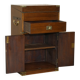 Victorian Davenport Desk in Hardwood and Leather