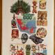 Illustrated plate on Mexican and Mayan art, 1940s-50s