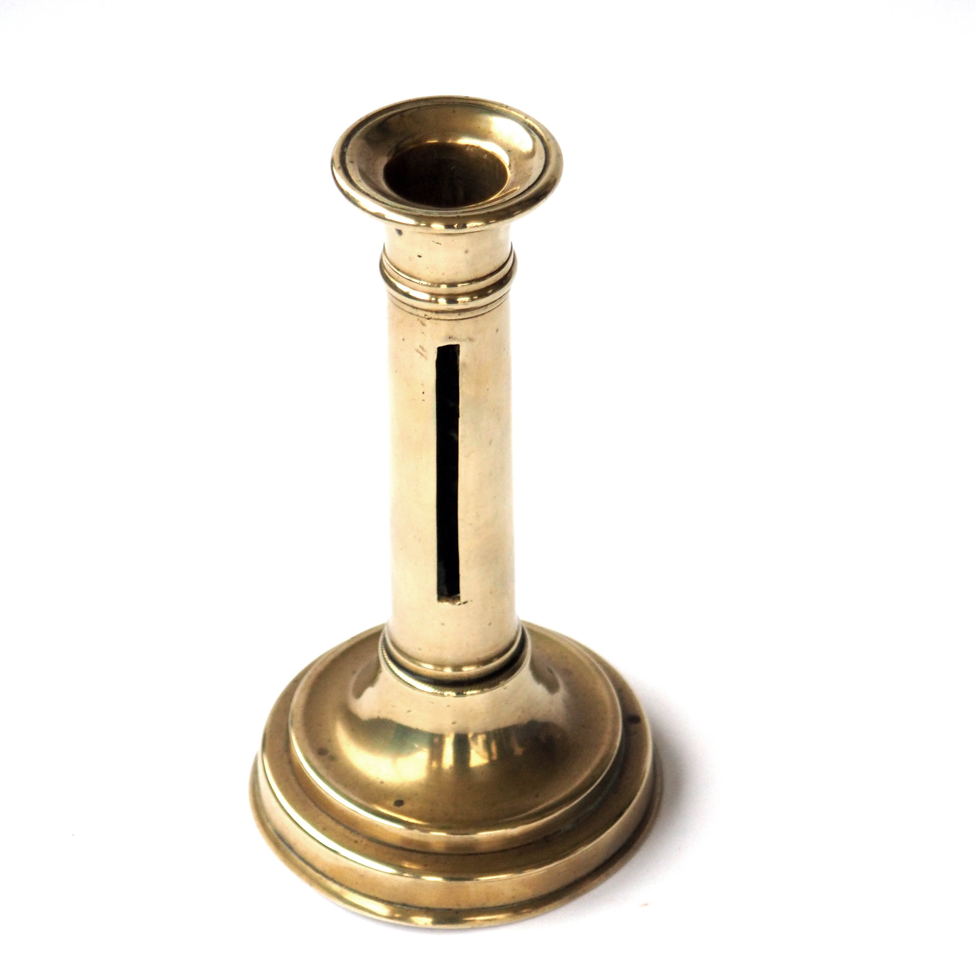 Old brass candle