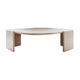 Table basse en travertin