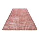 Dusty Rose Turkish Vintage Oversize Handmade Wool Carpet Rug, 198x297 Cm