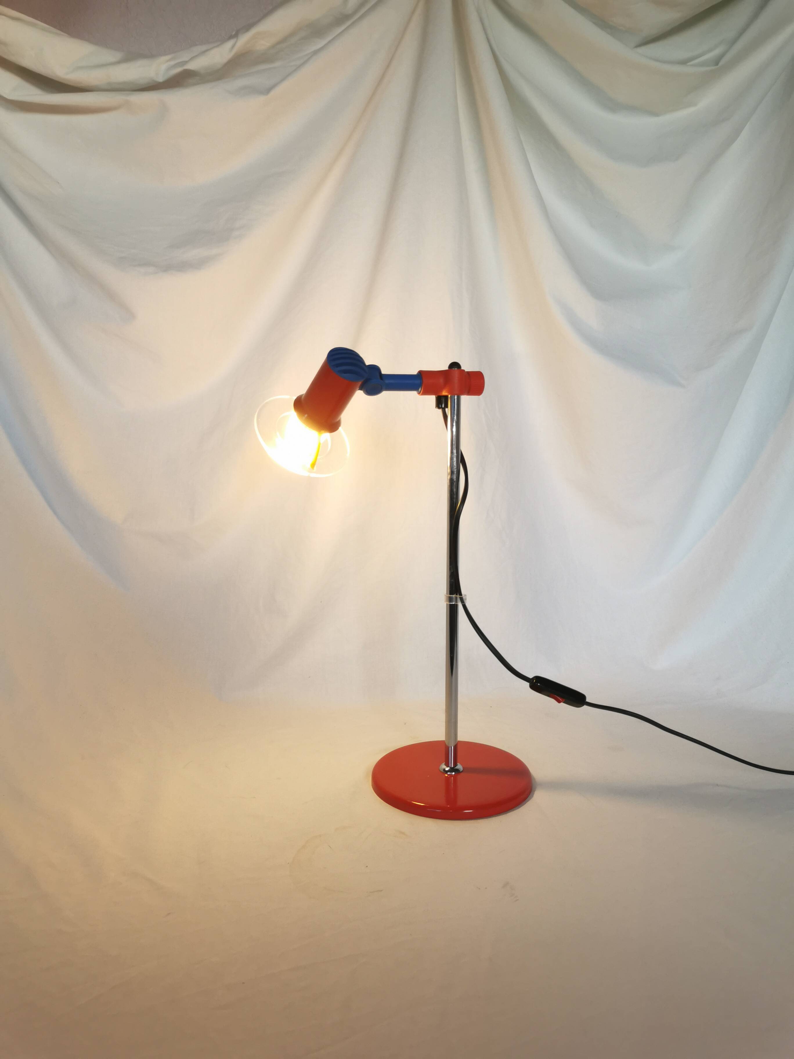 Multicolored spot lamp, postmodern, 1980