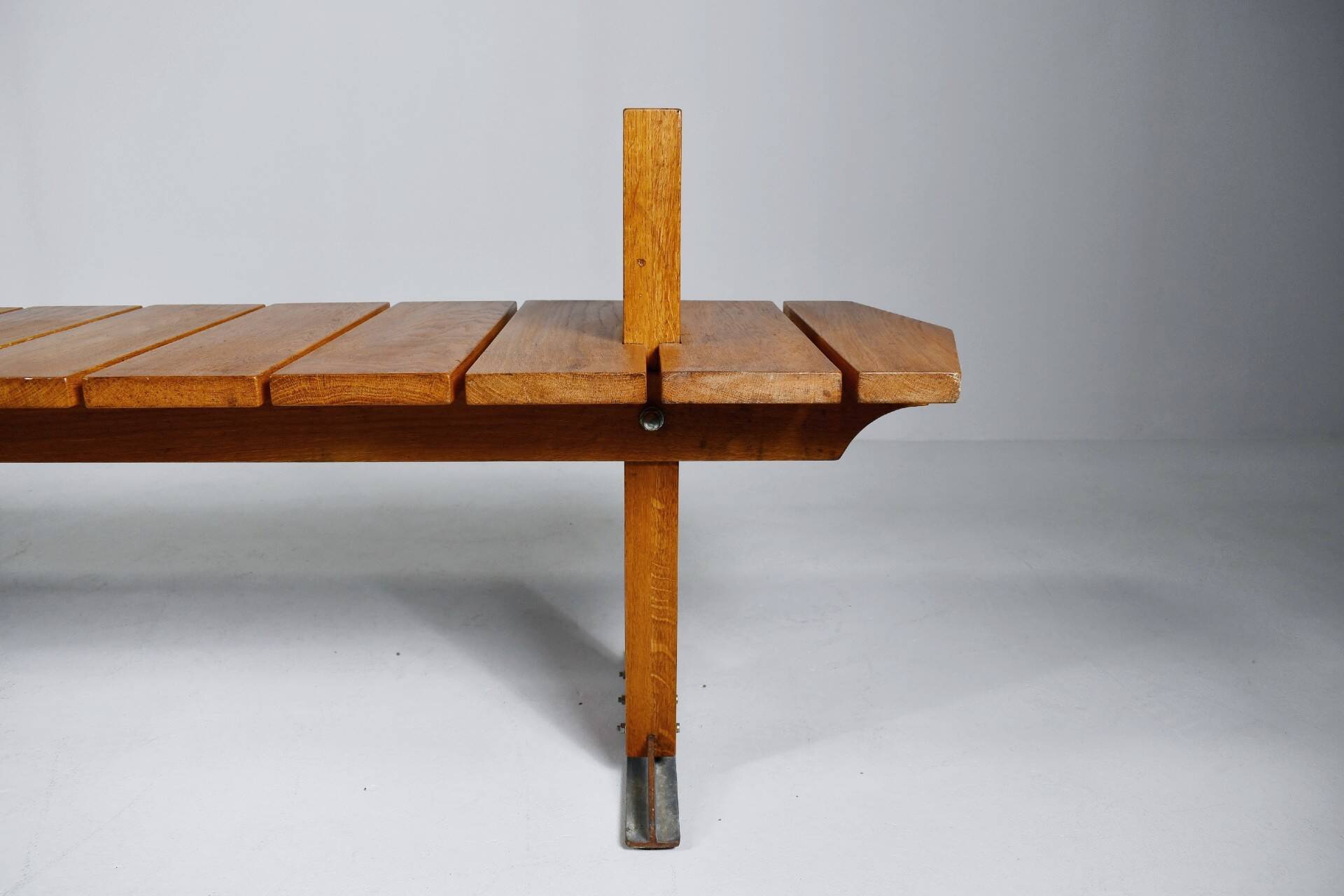 Prototype de banc par Olof Pira. Suède, années 1970.