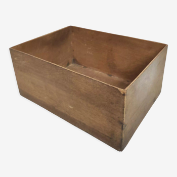 Caisse boite en bois vintage