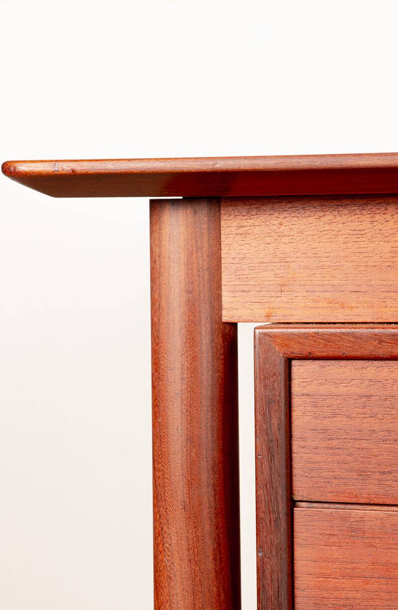 Bureau de Direction Danois en teck par Gunnar Nielsen Tibergaard 1960.