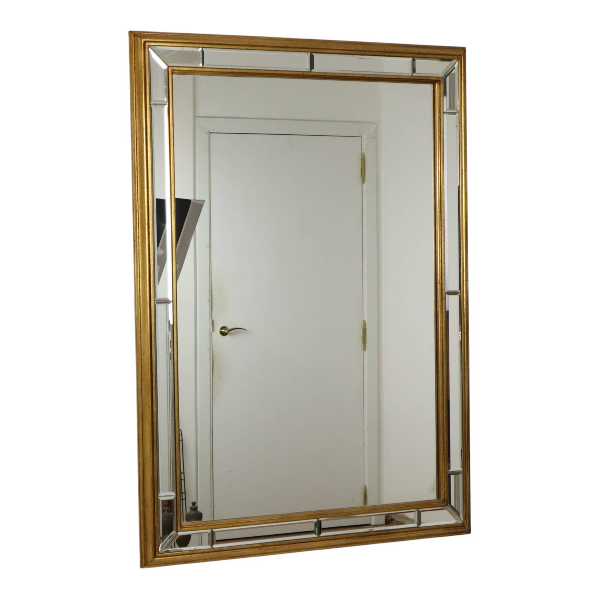 Hollywood Regency Deknudt Mirror Vintage Design 98cm