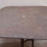 Guéridon, table de jardin fer forgé