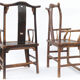 Paire de fauteuils Chine
