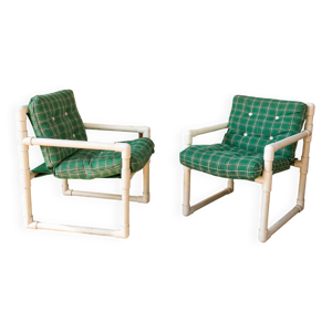 Paire de fauteuils vintage