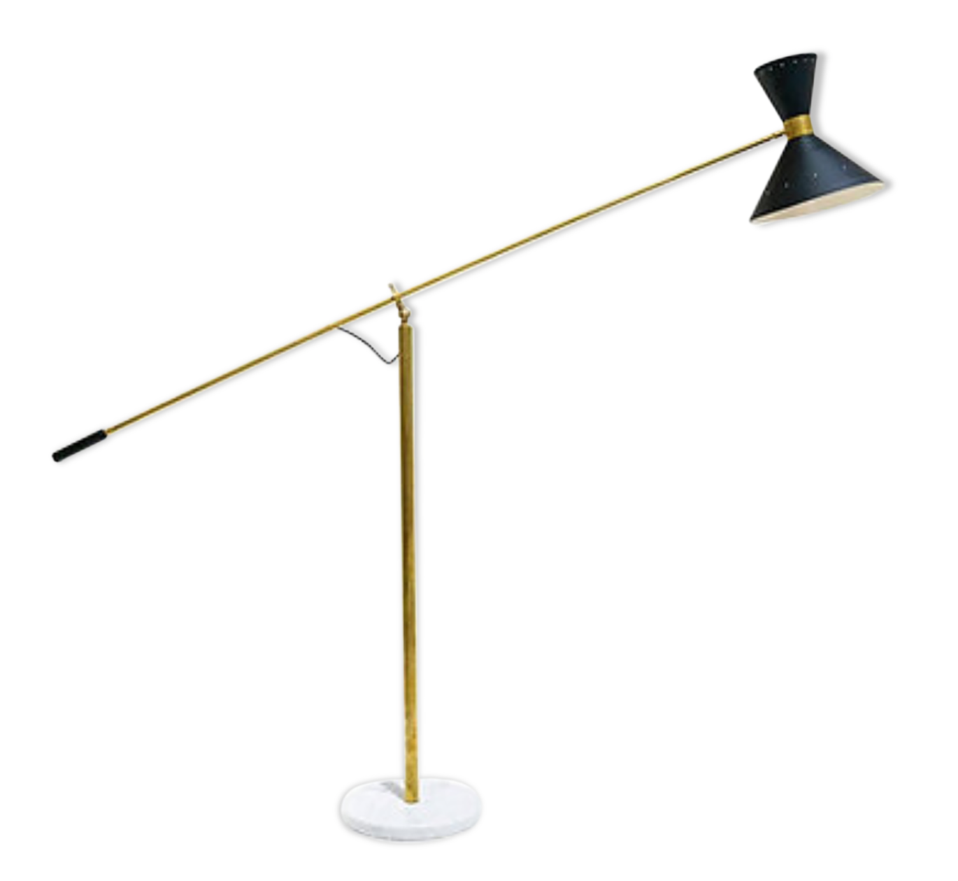 Lampadaire italien noir