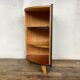 Vintage corner shelf feet compass light oak
