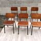 Lot of 6 vintage Marko 60s chairs