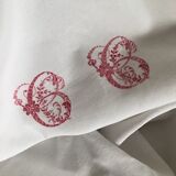 Winemaker's tablecloth, CC monogram