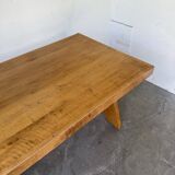 Table, mobilier de montagne en hêtre, 1950