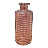 Striped purple vase