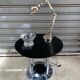 Round coffee table art deco style