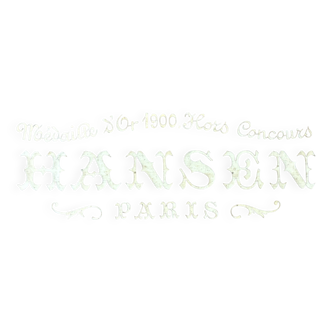 Piano ancien Hansen « prix concours Paris 1900 »