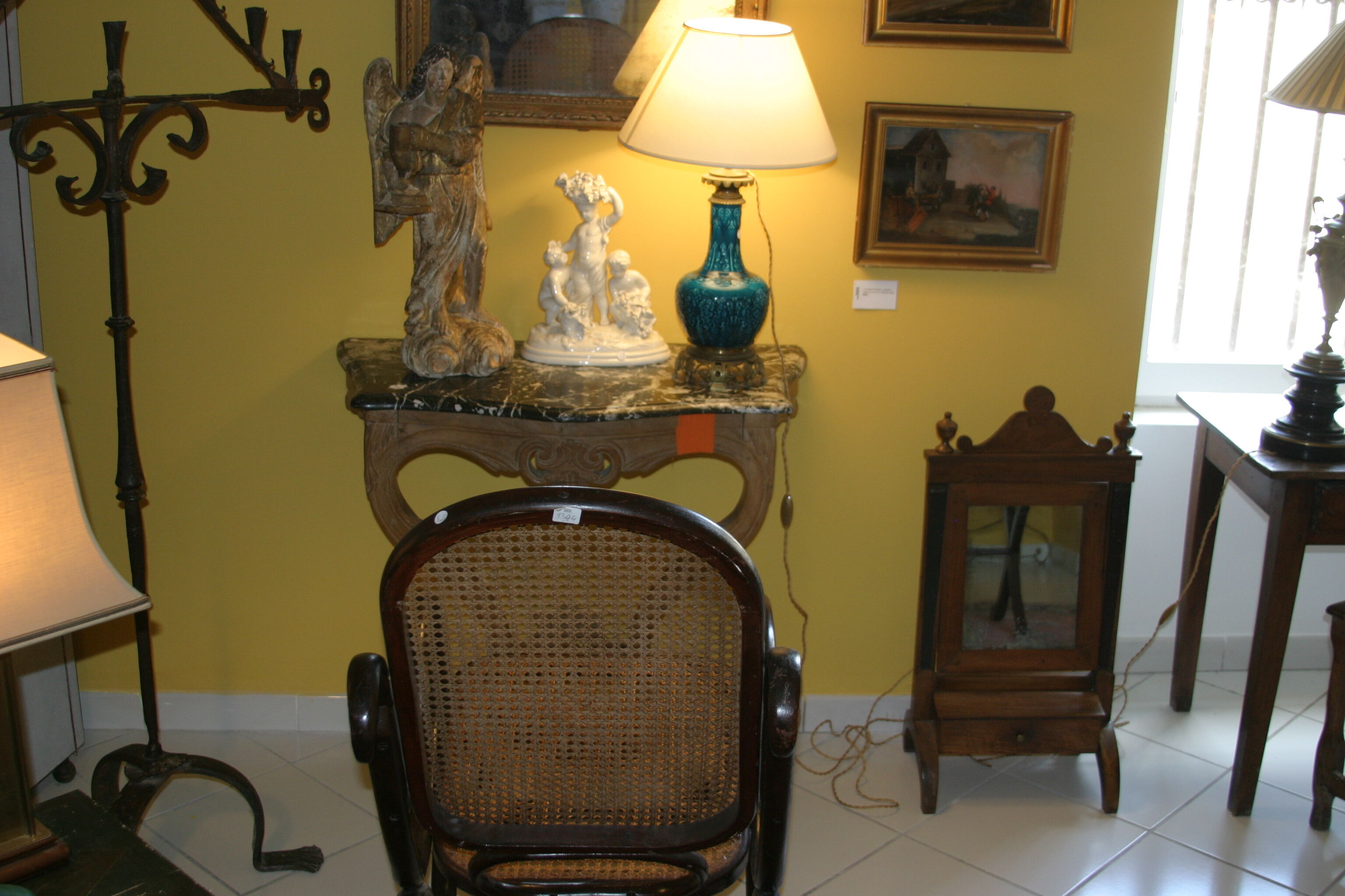 Louis XVI mirror, mercury glass and gilded wood - 80x70cm