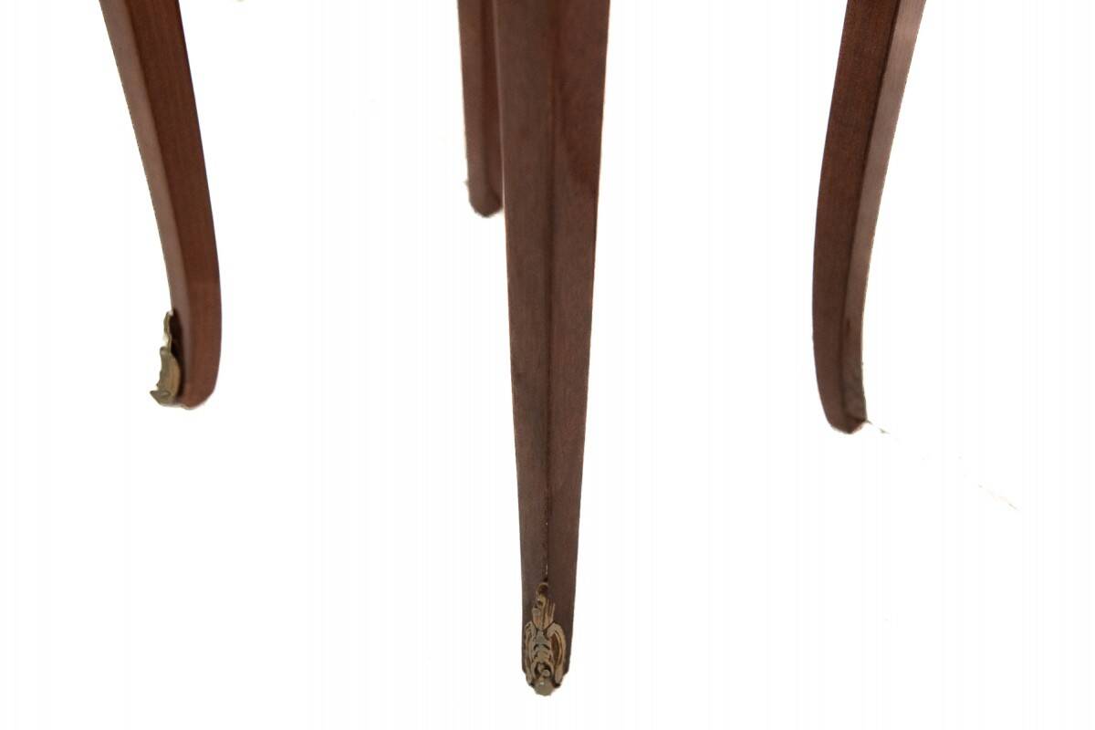 Inlaid bedside tables, Louis XV style, France.