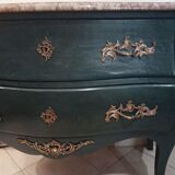 Louis XV curved dresser 2 drawers