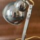 Old Art Deco desk lamp, in chrome metal-1950