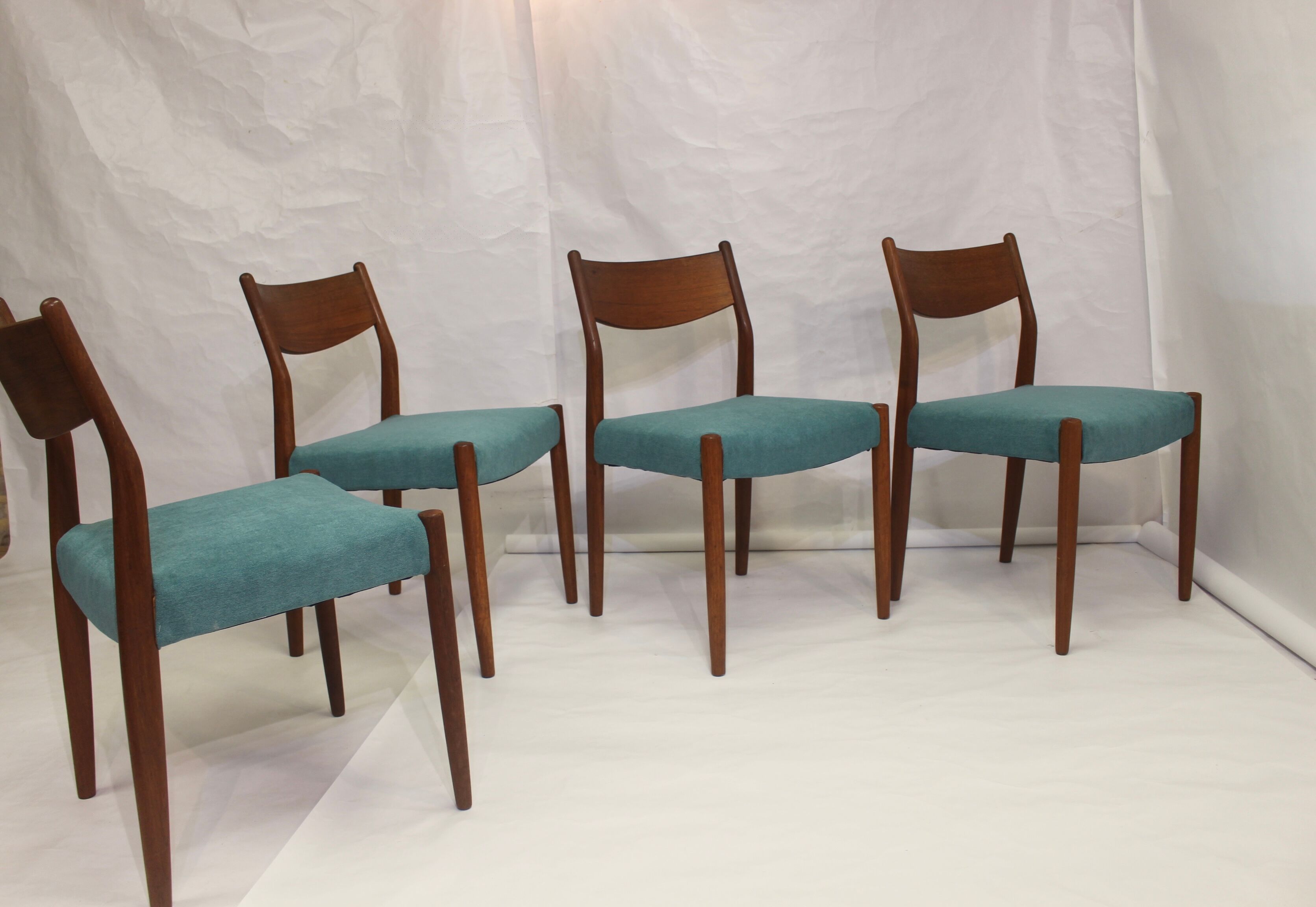 Set de 4 chaises en teck  Cees Braakman pour Pastoe 1960