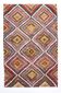 Tapis kilim géométrique multicolore – Explosion de motifs et de caractère