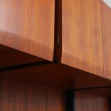 Mid century teak bookcase - wall unit frigerio 1950s