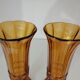 Art Deco vase pair, Val-Saint-Lambert crystal 1930