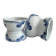 2 old diabolo egg cups, iron earth “Dutch” Creil and Montereau