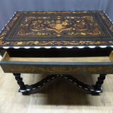 Table en marqueterie XIXème