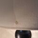 Elegant large glazed ceramic lamp, 70s style electricity ok, 70x35