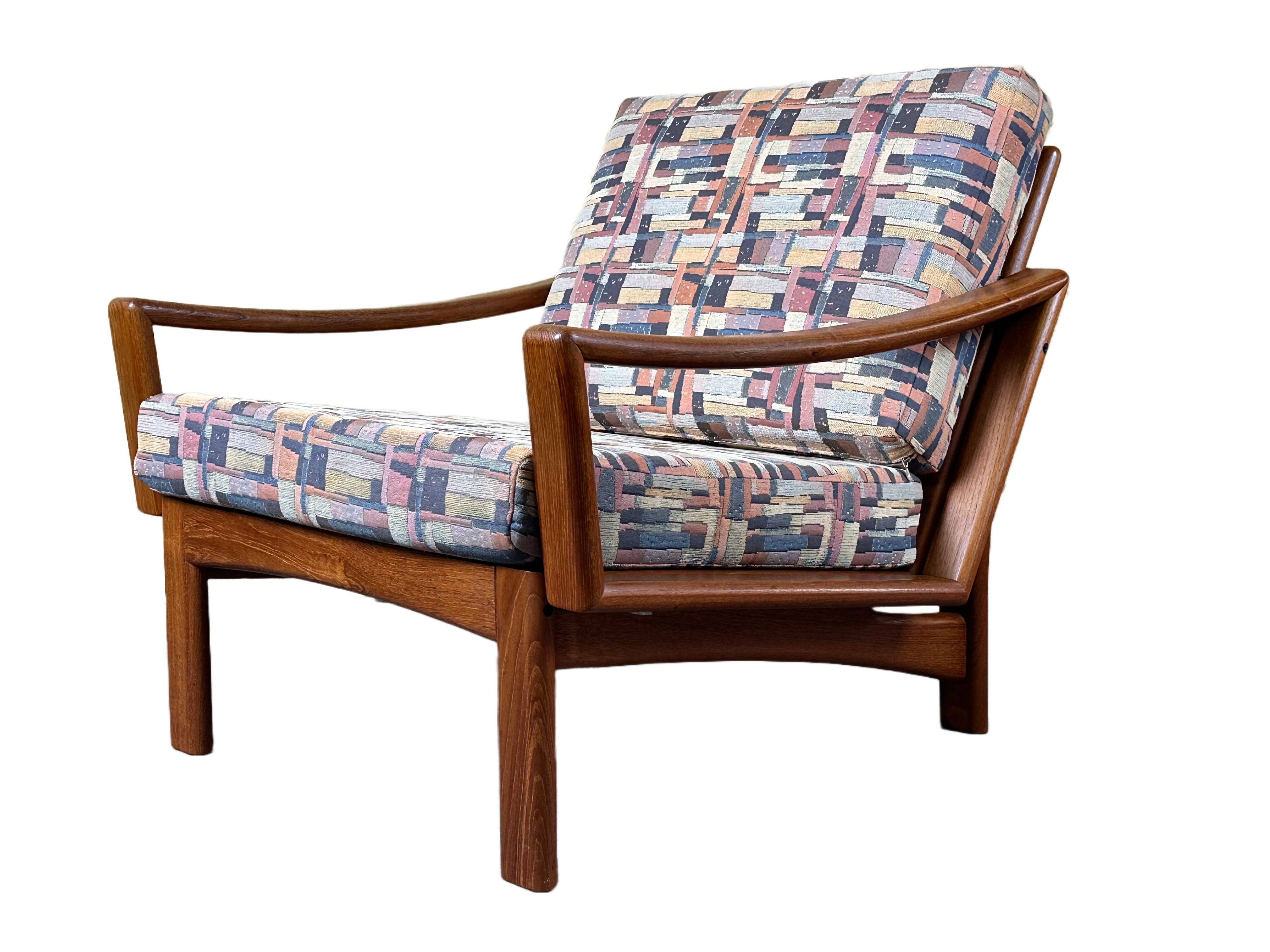 1960s/70s Teak Easy Chair by Glostrup Møbelfabrik Denmark Design