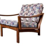 1960s/70s Teak Easy Chair by Glostrup Møbelfabrik Denmark Design