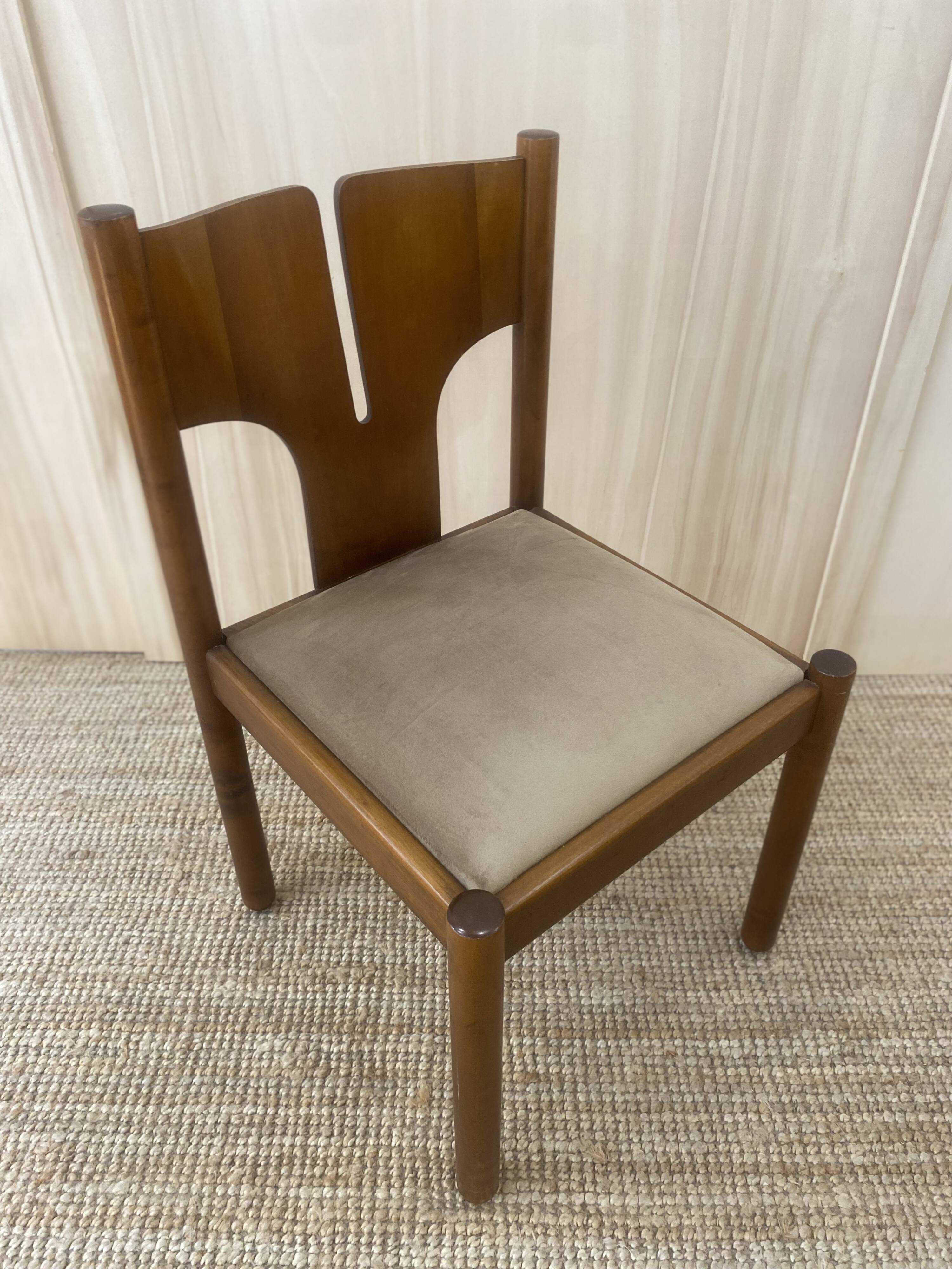 Set of 6 chairs - mobilgirgi - italy - 1960