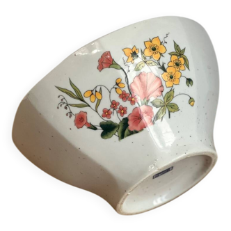 Vintage XXL bowl in speckled glazed stoneware 1980