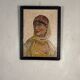 Portrait of a lady in marble mosaic in the antique style, circa 1880.