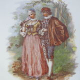 Plat en porcelaine