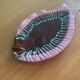 Fish-shaped dish vallauris