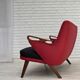 1960s, Danish design by Ch. F. Brodersen, 2 seater sofa, reupholstered.