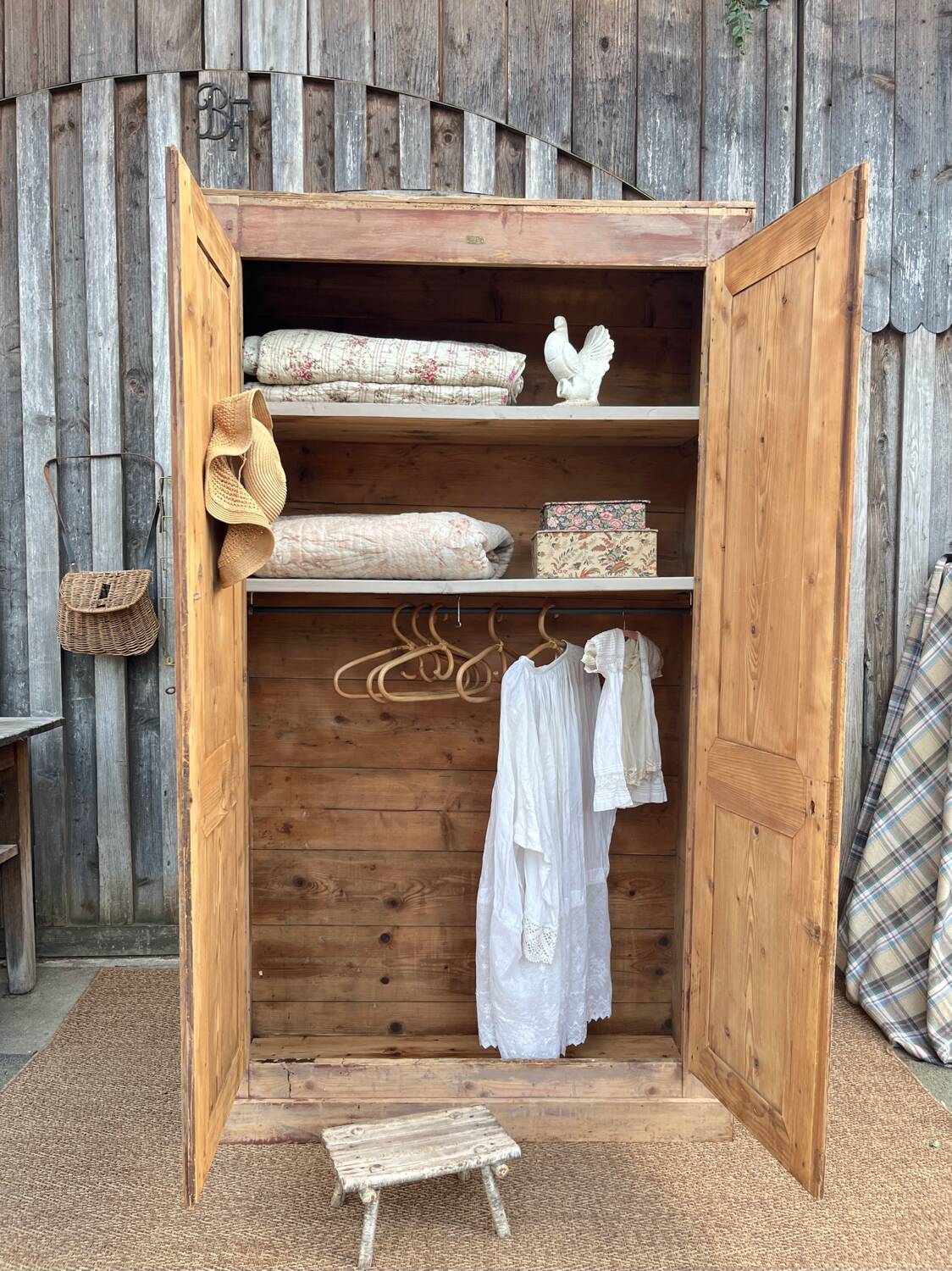 Patinated Parisian wardrobe