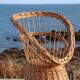 Pair of wicker armchairs, France, 20th century