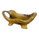 Brutalist olive wood fruit bowl