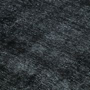 Hand-knotted oriental overdyed 290 cm x 405 cm black wool carpet