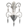 Luxury Clear Murano Glass “Rigadin” Wall Sconce