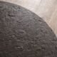 Peter Draenert studios coffee table in fossil stone and oak, Germany 1970s