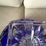 Coupe en cristal bleu de Lorraine Saint Nicolas