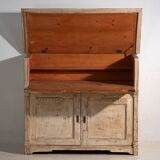 Ancienne commode de bureau blanche (vers 1920)